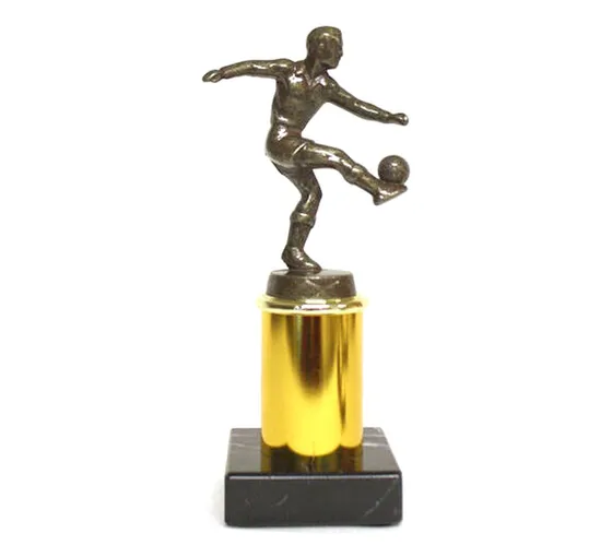 Fotboll / Spelare på piedestal / Herr Brons